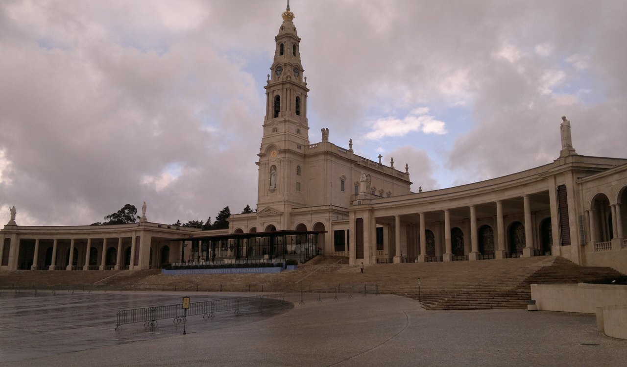 Vista panorâmica do Santuário de Fátima